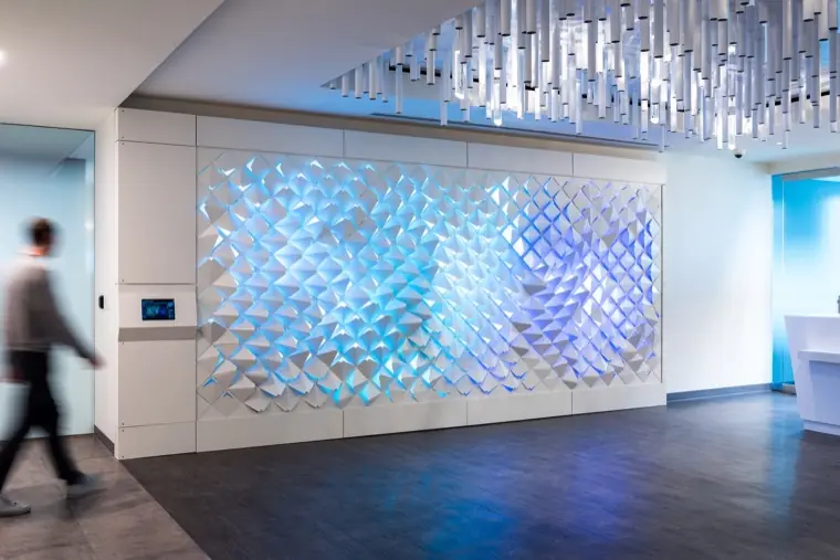 Luces dinámicas — instalación interactiva de INKCU