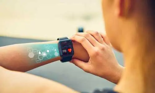 Superficie responsiva proyectada sobre el cuerpo