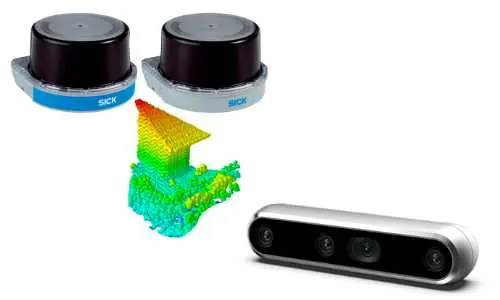 Sensores LiDAR y cámaras de profundidad para visión espacial