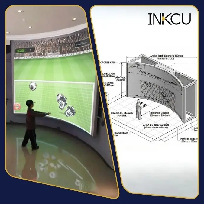 Simulador Pantalla Curva